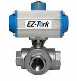 valve Pressure rated for 600 psi Full Port flow path for maximum flow Built-In ISO 5211