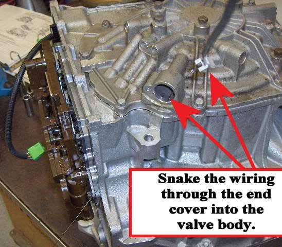 The TSS requires a little more effort; the TSS is located in the end cover (figure 21) and connects to the valve body.