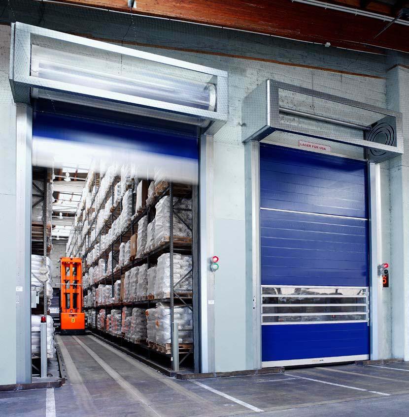 EFA-STR The fastest door in the world The flexible, light-weight door blade of the EFA-STR is practically wear-free.