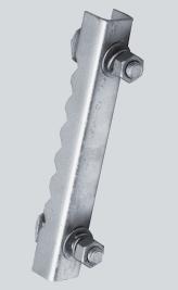 Mounting Brackets Shim to compensate for different heights of individual rungs. Clamping rail screw length must be adapted as necessary. t = 5 mm Weight: 0,4 kg/each Part No.