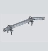 Mounting Brackets Bracket Used for fixing of guide-rails onto the side of climbing irons. Comes with all installation elements. For step irons of 20-25 mm diameter. Weight: 1,6 kg/each Part No.
