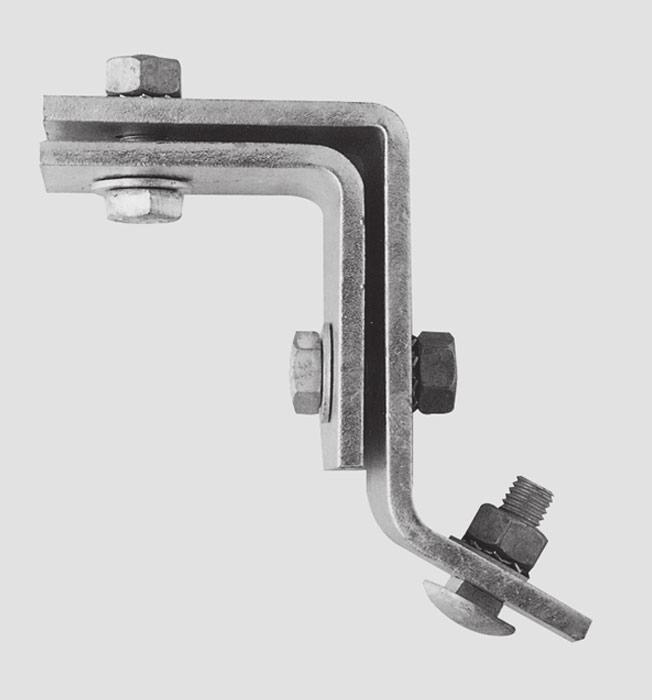 18363 Bracket For fastening guide-rails onto a structure, e.g. between step irons.