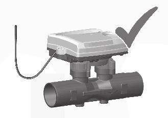 Installation CF Echo II DN 25 Supply Pipe Return Pipe Attention: Please let water drop down from cable connections and avoid waterfl ow in direction of integrator/ fl ow meter.