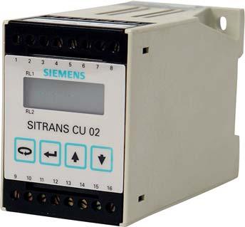 Acoustic sensors for material flow monitoring SITRANS CU02 Overview SITRANS CU02 is an alarm control unit, for use with SITRANS AS100 acoustic sensor, that provides reliable continuous protection for