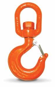 RIIN RWR RIIN OO WORIN O IMIT: 3/4 TO 15 TONS oad rating marked on each hook body esign factor 5:1 Pre-drilled latch tab allows addition of latch arbon hooks have a clear protective coating to resist