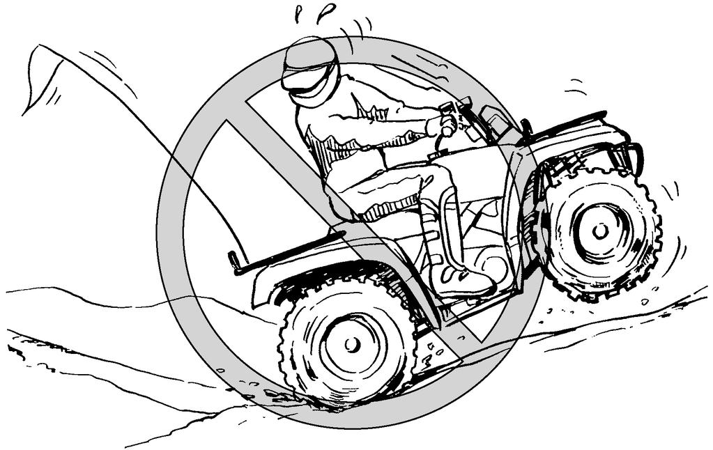 If you start to roll backwards, DO NOT apply either brake abruptly. If you are in 2WD, apply only the front brake.