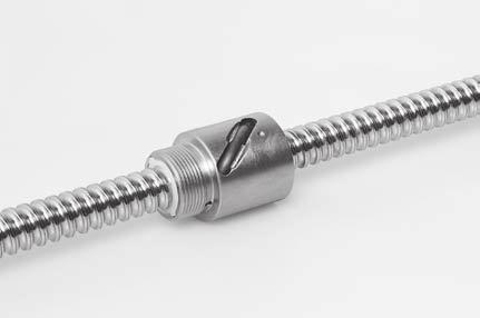 Nut designs Standard are the following three types: Materials Screws as well as nuts are made of hardened steel. Stainless steel upon request (please ask for load rates).