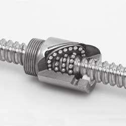 usual specifications for lubricating ball bearings also apply to ball screws. However, lubrication applied only once but intended to last a lifetime is not sufficient in most cases.