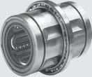 and rotary motion, R0664 with deep groove ball bearings, Series 60 Structural design Maintenance-free and sealed with shields (Series 60) Sizes 12 to 40 Segmental Linear Bushing Steel sleeve External