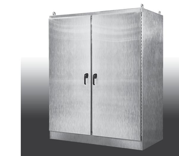 Floor Mount Double Door Enclosures FMDD Series Enclosures Padlockable 3-Point Latch for Security & Ease of Use Standard