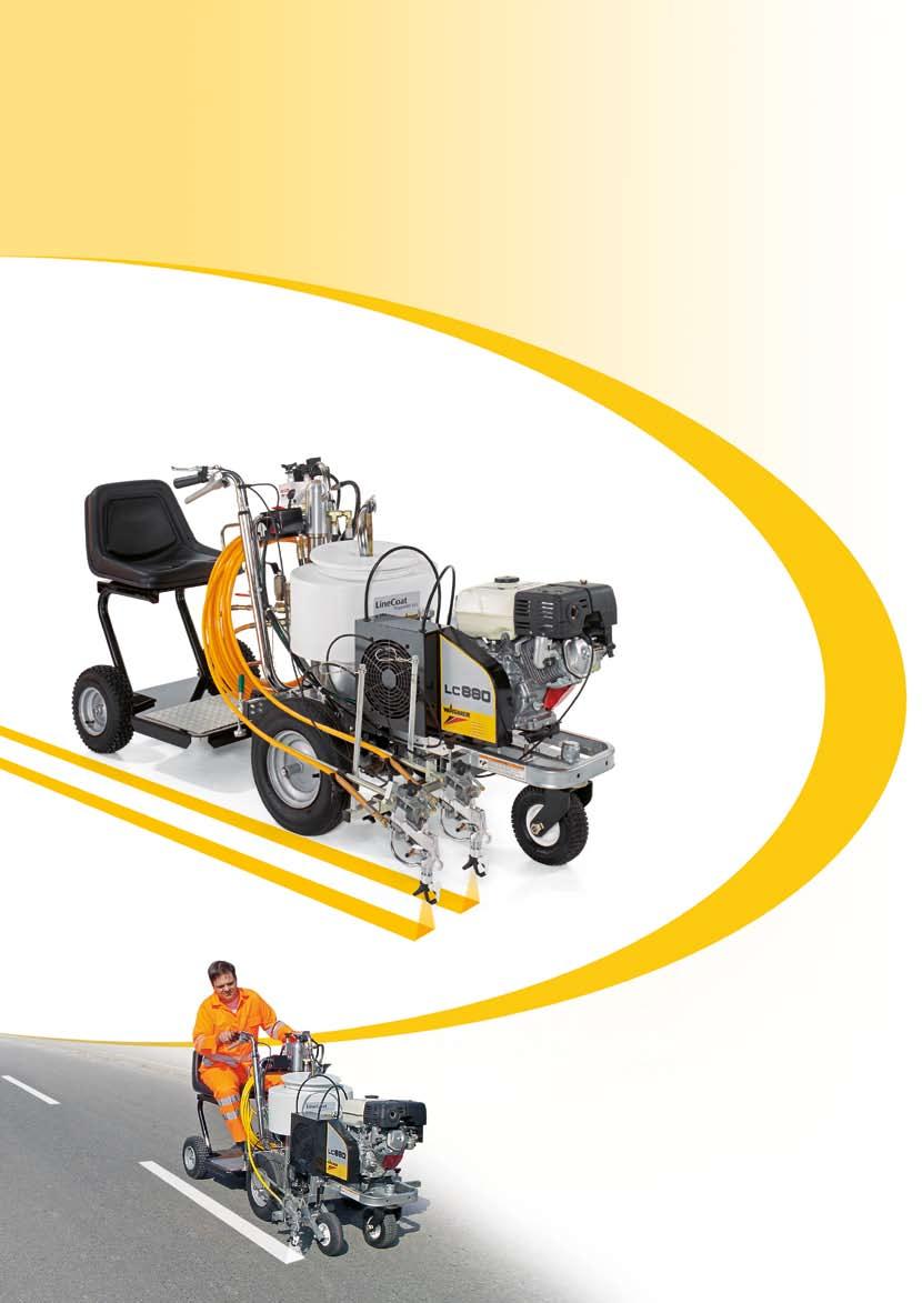 Good movers Thanks to their direct drive, these self propelled marking units provide the greatest working