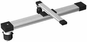 with a highprecision, hardened-steel rail and calibrated bearing trucks for high load capabilities