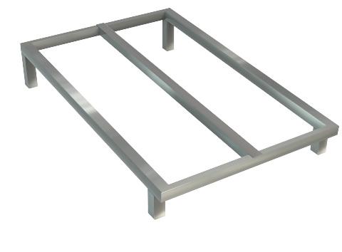 GASTRO PAN RACK 1 Rack 1x 1/1 pan One rack with full size