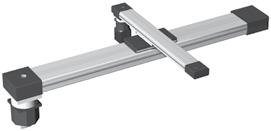 hardened steel track with precision ground and calibrated bearing tracks.