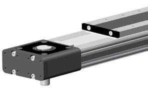Integrated roller guide models utilize a precision ground aluminum track; roller guides on needle bearings provide smooth operation up to 10 m/s.