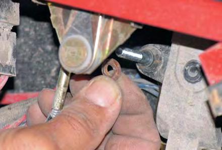 Bushing on the Bolt Place the bolt through the