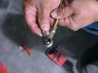 Place Washer in Ball Joint Place Bolt in Washer Place a new