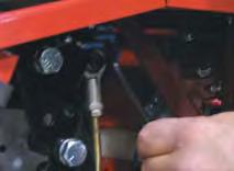 Tighten Bolt Place Nut on Bolt Using a 1/8