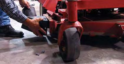 Remove grass hose from old bagger