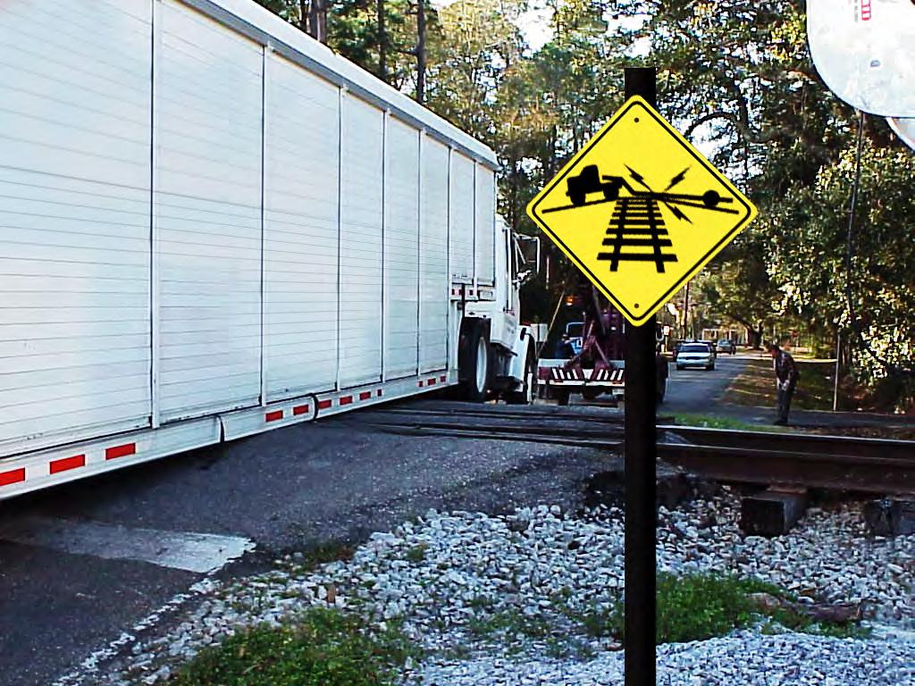 Hump Crossings Due to close clearance to the road, trucks and many trailers are prohibited from using these crossings.