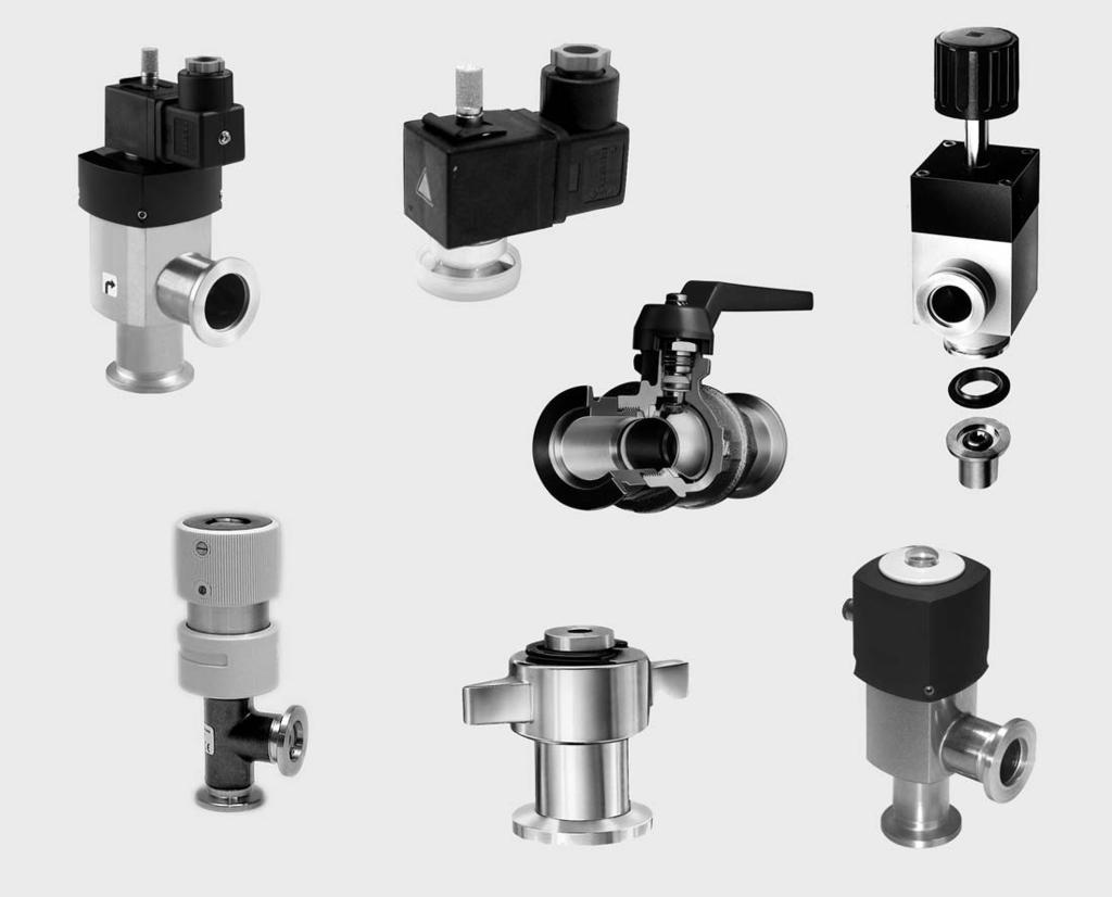 Special Valves with ISO-KF/ISO-K/CF Flange Overview 4 3 1 6 2 5 7 Leybold Vacuum offers a range of special valves for a variety of different applications and to meet special design requirements of