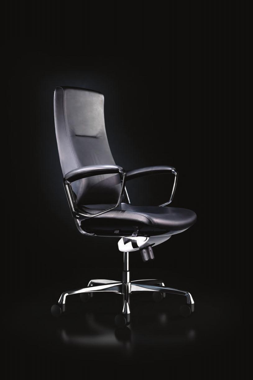 CONFERENCE The Liven chair is available in different variants: as an executive