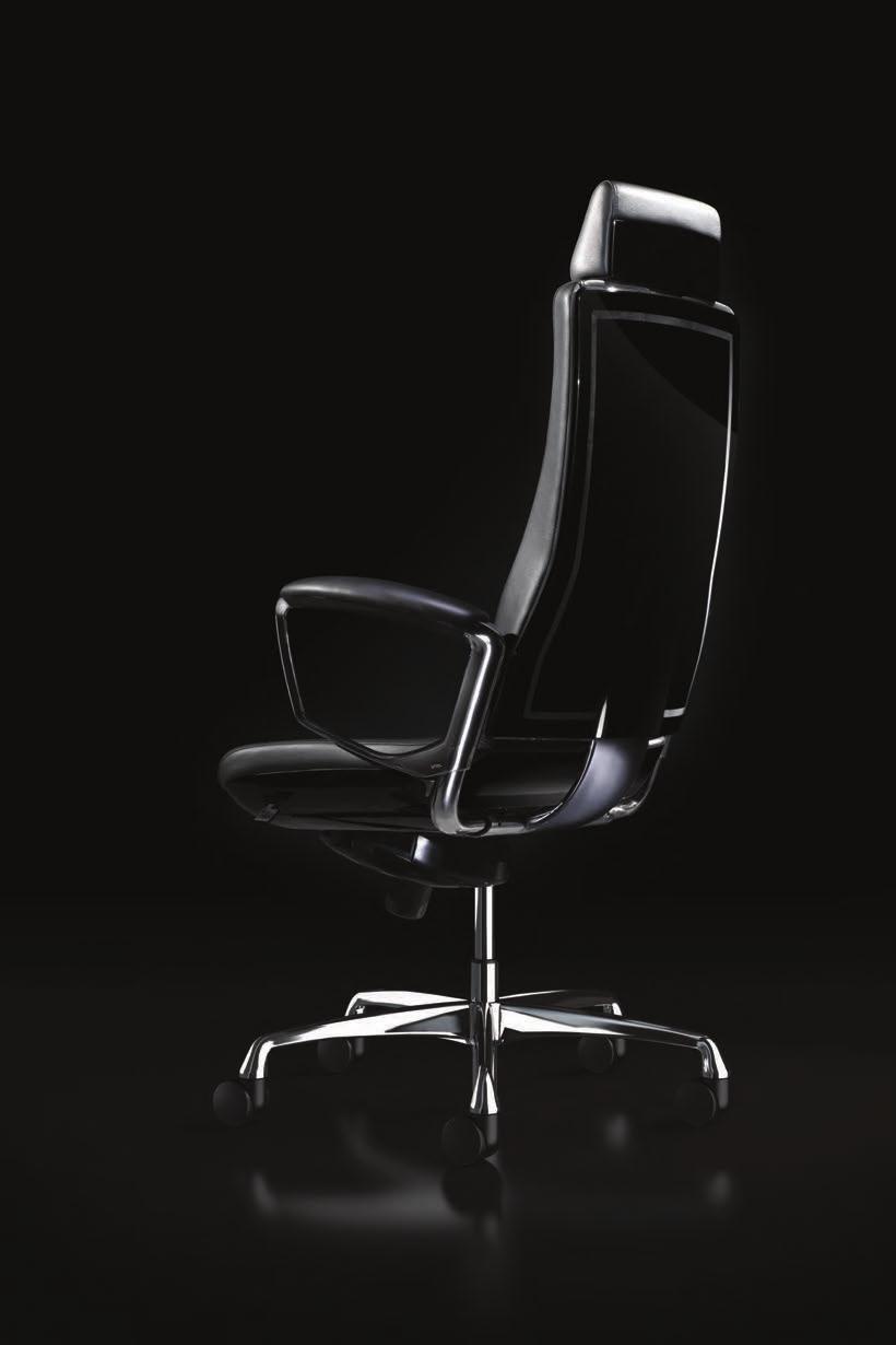 EXECUTIVE Crafted from thermoplastic polymer and acrylic, the smooth