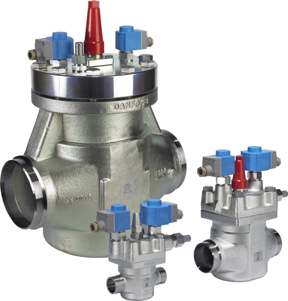 MAKING MODERN LIVING POSSIBLE Solenoid Valves, one - or two step, on/off ICLX 32-150 ICLX servo valves belong to the ICV (Industrial Control Valve) family.