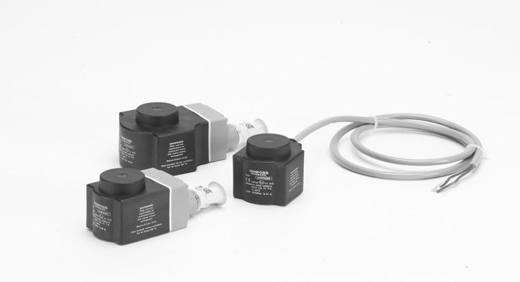 Coils for solenoid valves ATEX approved coils Danfoss has developed a series of ATEX approved coils for use in EX zone 2.