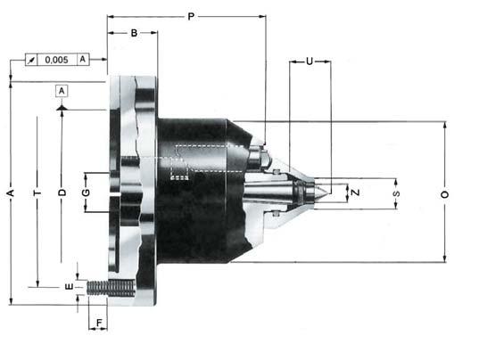 01 Workpiece longitudinal stop realized in centering Low centering force, even at max.