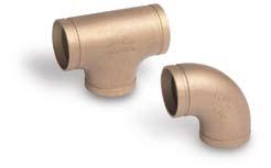 SEE VITAULI PULIATION 0.0 FOR DETAILS TS fittings for use with Style 606 copper connection couplings or Style 64 Vic-Flange Adapters.