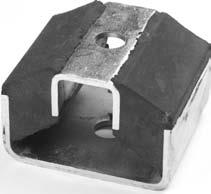 UU Shear Mounting UU Shear Mountings are designed to load the rubber in shear and thereby