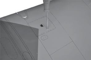 Locate the aluminium wing dihedral