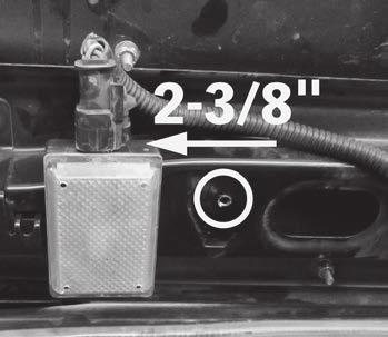 Figure 18 TECHNI-COOLER INSTALL 1. Remove underhood light from bracket by lifting edge. Remove mounting bracket. See Figure 19.