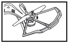 Fitting Propeller Guards It is recommended that until you are fully comfortable with the controls and handling of the aircraft that you install the propeller guards.