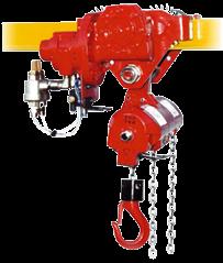 3 lift Load liiter Air trolley 4button control with eergency stop (VTP4E) Chain size Chain weight kg/