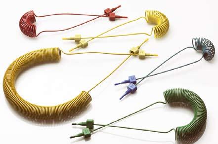 Each end of the cord has a 150 mm (6») straight tubing for connections. We offer two types of PEEK Telephone Cables made of solid and striped color coded PEEK Tubing.
