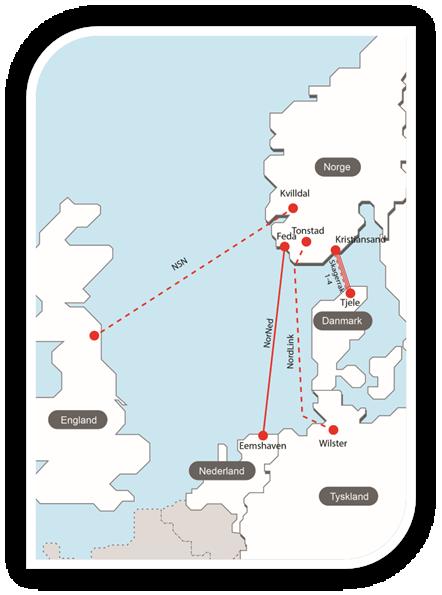 Challenges with new Interconnectors Future interconnector Interconnector capacity for South Norway increases from 2400 to 5200 MW For a full