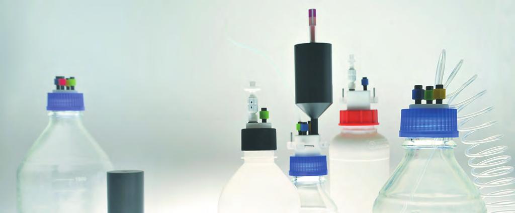 safety products and mobile phase handling systems Save cost on solvents Avoid hazardous air (evaporation) in the laboratories Increase reproducibility of chromatographic analyses VICI strives to