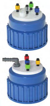 Waste caps safety products Waste cap includes 1 cap 1 O-ring 1 set: 1/16" nut/ ferrule/ color-sleeve adapter 1 set: 1/4" nut/ferrule 2 sets: 1/8" nut/ferrule/ color-sleeve adapter 1 plug, 1/4"
