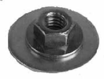 pack if bolts are not welded on deck. (welded bolts apply to older decks) Make sure large washer is on the bottom.