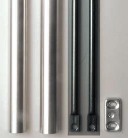 For doors with maximum heigth mm 2400 stainless steel 94300202 D 5-5 74,07NO For doors with maximum heigth mm