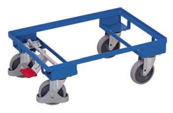 Euro system dollies with EasySTOP Euro system dolly sw-410.
