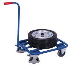 806 890 420 875 615 415 13,0 250 125 x 32 Swivel castors with wheel brakes and foot guards for your safety!