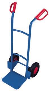 Tubular-steel trucks Tubular steel trucks Welded steel construction; With 2 innovative plastic safety handles; Toe of sheet steel; Either with bended transverse struts or with