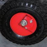wheel rim with precision deepgroove ball bearings and plastic wheel cap. Tubular steel truck Article no. Dimension Toe plate Weight Load cap. Wheel diam.