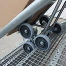 ap-1300 TR 610 630 1310 300 255 16,0 200 160 x 40 TR = Thermoplastic rubber tyres Aluminium stair-climber truck with 2 three-arm star wheels Article no. Dimension Toe plate Weight Load cap.