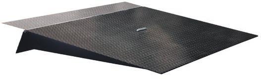 Inclined and chamfered access areas; Anti-slip surface. 7 Bridge plate Article no. Dimension Weight Load cap.