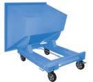 Disposal Self-tipper for bulk material Welded steel construction; With roll-away