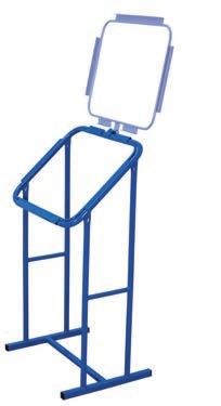 Impact- and scratch-resistant. Waste collection stand Article no. Dimension Load cap. Weight mm Ltr. kg W D H sw-240.